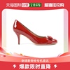 香港直邮SALVATORE FERRAGAMO 女士红色漆皮小牛皮高跟鞋 0584309