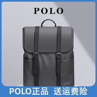 Polo双肩包男女情侣旅行背包17寸大容量电脑包大学生休闲书包