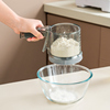 onlycook家用半自动面粉，筛烘焙工具厨房筛粉，器面粉过筛器筛网筛子