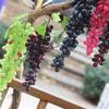 千惠美仿真葡萄串仿真水果，塑料提子绿色植物室内装饰挂件水果模型