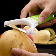 2支装不锈钢削皮器水果去皮器，厨房家用削苹果刮皮土豆削皮