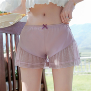 安全裤女日系软妹蕾丝短裤夏季薄款可外穿防走光保险打底裤可爱JK