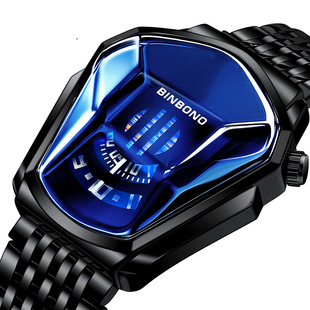 概念手表男士非机械表全自动霸气防水钢带表男黑科技网红腕表
