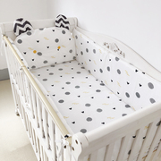 全棉a类婴儿床，床围四件套宝宝防撞软包儿童床边护栏，挡板四季通用