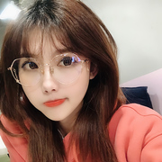韩版潮素颜平光眼镜女网红款抗蓝光，防辐射疲劳电脑近视眼睛框护眼