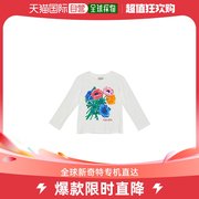 香港直邮潮奢kenzo女童of花朵，花瓣图案印花t恤(儿童青年)童装