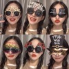 2020跨年HAPPY NEW YEAR 新年眼镜元旦公司聚会派对搞怪眼镜道具
