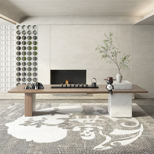 新中式实木茶桌椅组合现代简约轻奢茶馆办公室泡茶桌茶几茶台家具