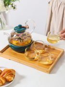 N5JV直供耐热玻璃花茶壶套装下午茶水果茶花草茶茶具带过滤送