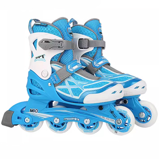 米高轮滑鞋儿童溜冰鞋，初学者专业滑轮女童滑冰男童，旱冰鞋护具套装