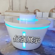 创意发光中岛柜多层置物架定制商用鞋子包包展示架卫浴智能展示台