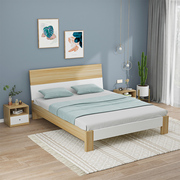 板式床1.8米双人床简易多功能，床a单人，1.2米小户型家用卧室榻榻米