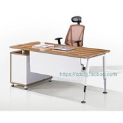 成都板式办公家具钢木班台，现代主管桌办公桌，老板桌经理桌定制