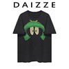 daizze~欧货上衣夏季2023女装短袖美式绿帽子，大眼仔宽松t恤