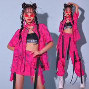 靡瑟品国潮嘻哈街舞服装女中国风爵士舞蹈服韩舞女团演出服套装