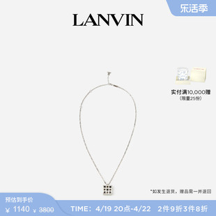 LANVIN浪凡 男女同款骰子魔方吊坠项链