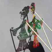 民间特色手工艺品皮影戏人偶套装纪念品送外国人的中国小