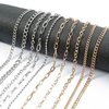 铁质加密十字链圆珠链半成品，链条diy手工制作项链，锁骨链饰品材料