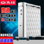 先锋取暖器DS1585/CY52MM-15家用14片热浪电热油汀电暖器加热器