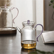 叶屿仿宋执壶耐热玻璃泡，茶壶自带过滤网茶壶，泡茶家用单个煮茶壶