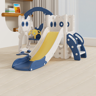 儿童室内家用宝宝滑滑梯，小型秋千二合一，2至10岁小孩家庭玩具组合