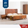 木夕东南亚风格家具实木，雕刻床卧室，现代新中式清明仿古禅意双人床