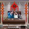 电视墙两侧装饰背景墙挂件客厅新年中国结大号过家和万事兴中国风