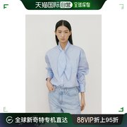 韩国直邮lucirzu通用上装t恤条纹，纯棉衬衫