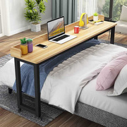 电脑桌床上书桌家用卧室写字台长条，跨床桌多功能可移动懒人床边桌