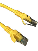 50条一包网络跳线成品，黄色灰色8芯短网线带水晶头1米网线