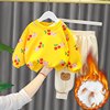 女童冬装两件套洋气儿童衣服秋冬婴儿冬季童装女宝宝加绒卫衣套装