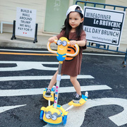 儿童蛙式滑板车剪车四轮2-8岁宝宝，滑滑车小孩，玩具童车闪光音乐