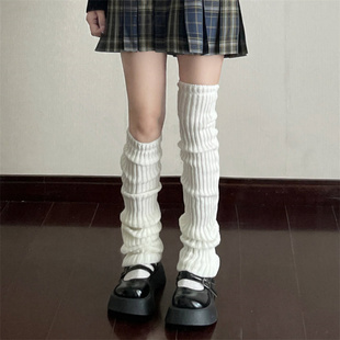 吾等是猫 加长款袜套70厘米日系jk学院风秋冬保暖堆堆袜女