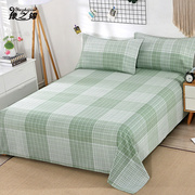 纯棉老粗布床单三件套加厚100%全棉床单，单件双人被单1.5m1.8m床品