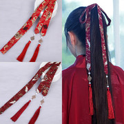 配汉服的发饰马面，裙中国风刺绣古风，束发发带古风头饰古装儿童配饰