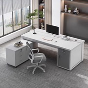 员工办公桌位办公室书桌，简约现代桌椅组合老板桌电脑桌工作台桌子