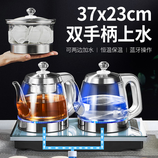 37x23全自动双底部上水，电热烧水壶，抽水泡茶具专用功夫电磁炉套装