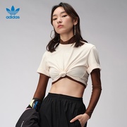 adidas阿迪达斯三叶草女装夏季运动短袖T恤H37882 H37884