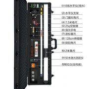 装房修公司方验工具套装组合PE-G12装2米靠尺水平尺工箱程检测尺