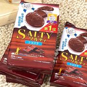 限定 日本Tohato桃哈多SALTY巧克力味曲奇饼干零食蔡文静