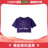 香港直邮潮奢 Converse 女童星星波浪纹荧光宽松款T恤(小童)童装