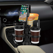 车载扶手箱托盘汽车用水杯架位饮料咖啡置物小餐桌副驾驶手机支架