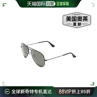 ray-ban雷朋 男女通用 RB3025 58 毫米太阳镜 - 黑色 美国奥莱