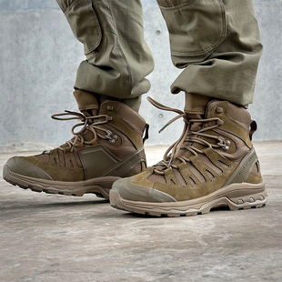 GUNCHILL户外徒步鞋登山鞋中帮战术工装靴耐磨休闲百搭通勤系带
