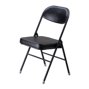 天坛家具折叠椅钢管椅办公椅子会议椅办公折叠椅懒人折叠椅2把