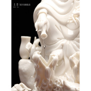 高档德化白瓷陶瓷滴水观音佛像南海观世音菩萨佛像家用供奉客厅
