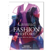 正版fashion时尚服装原版进口taschen画册原版时尚服装设计史，服装女时尚潮流设计搭配手册时尚服装插画作品集临摹画册书籍