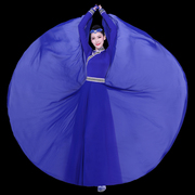 蒙古族舞蹈服装女古典舞，现代民族风演出服蒙古族艺考鸿雁舞大摆裙