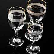 石岛r31金边玻璃酒杯酒店，专用高脚杯红酒杯啤酒杯葡萄酒杯，白酒杯(白酒杯)