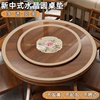 新中式透明圆形餐桌垫PVC软玻璃桌布免洗防油防水茶几垫桌面垫子